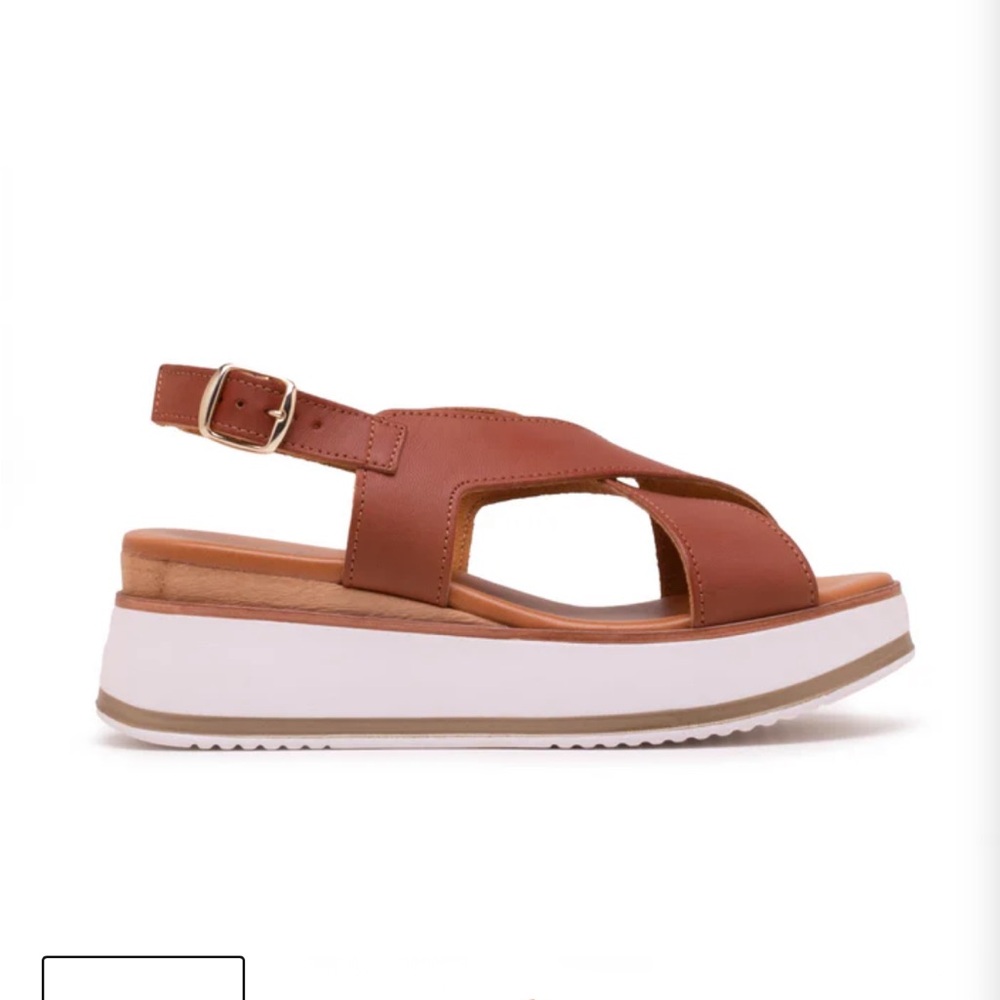 Michele Lopriore Lanzarote Leather Platform Sandals